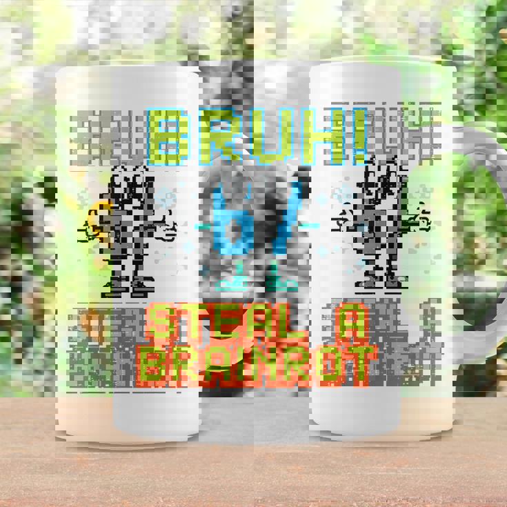 67 Bruhteal A Brainrot Meme 6 7 男の子 女の子 キッズ ユース コーヒーマグ ギフトのアイデア