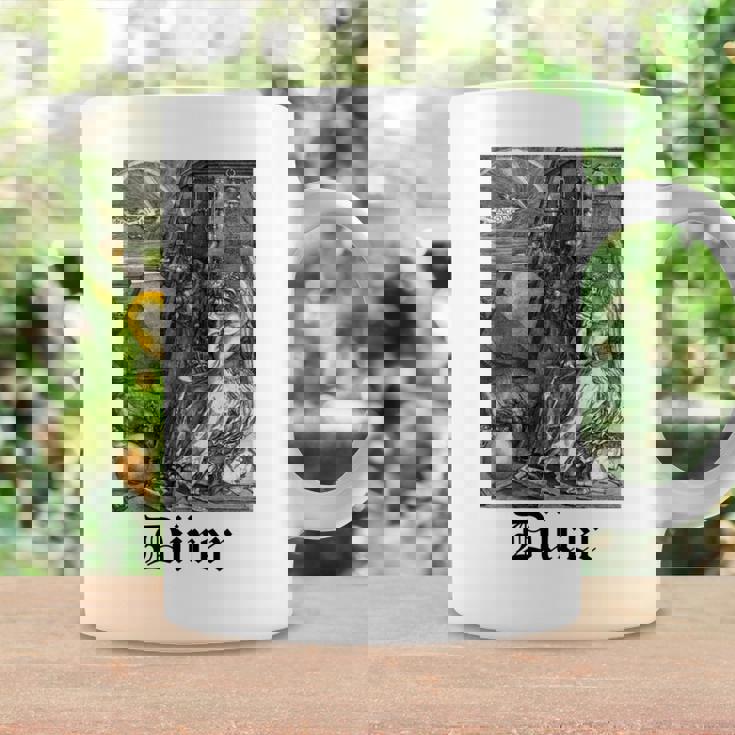 Albrecht Dürer Durer クリスチャンアート メランコリア ホワイト 長袖tシャツ コーヒーマグ ギフトのアイデア