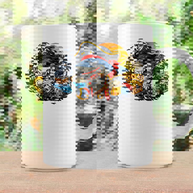 Beer Dad Piratehark グラフィック 漫画 海 アドベンチャーシャツ コーヒーマグ ギフトのアイデア