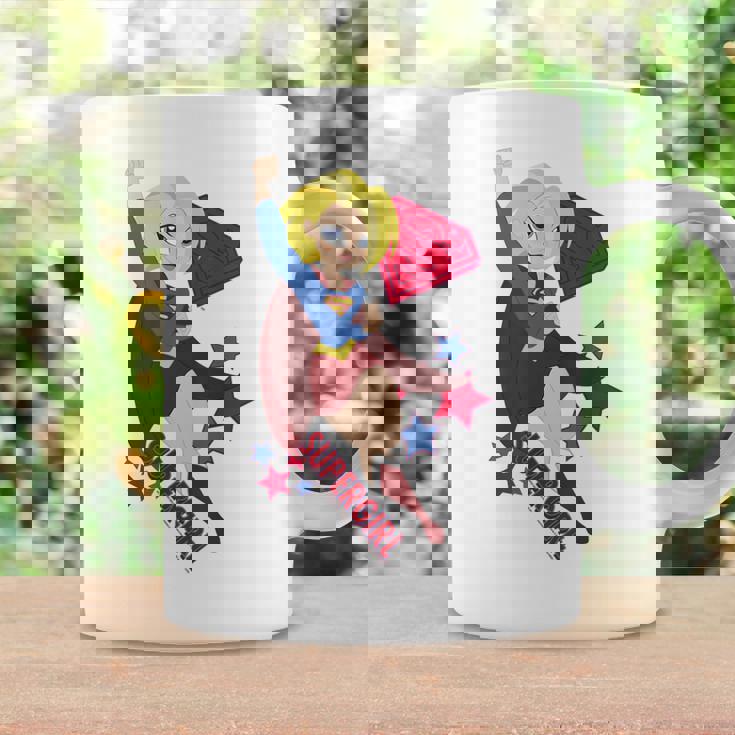 Dcスーパーヒーローガールズスーパーガールスターズ コーヒーマグ ギフトのアイデア