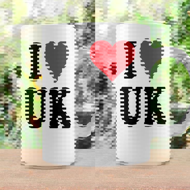 I Heart Uk Initials I Love UK First And Last Name U K 長袖tシャツ コーヒーマグ ギフトのアイデア