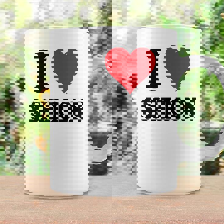 I Hearthion ファーストネーム I Love パーソナライズ コーヒーマグ ギフトのアイデア