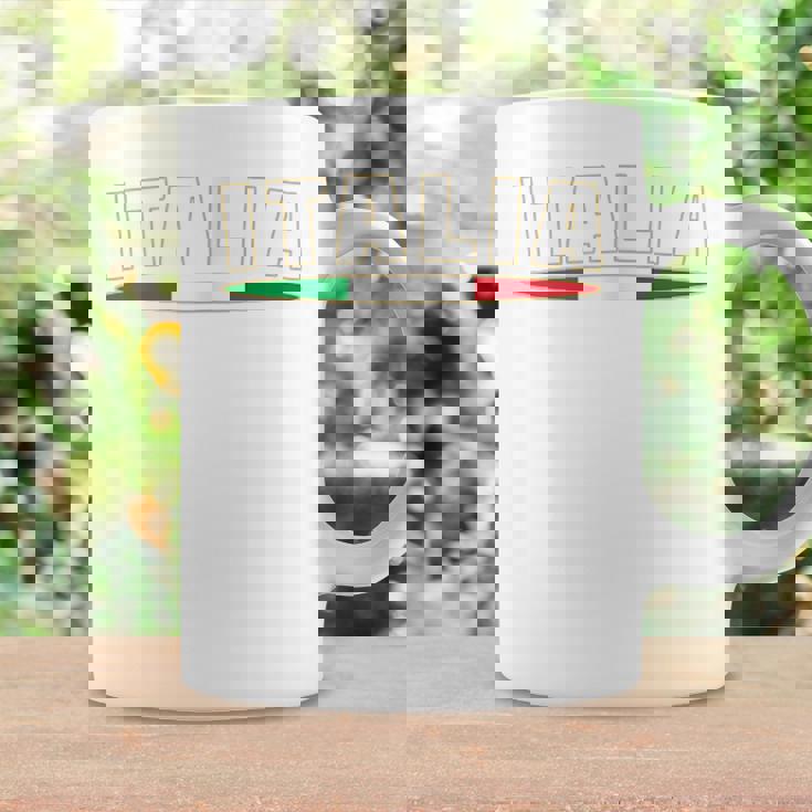 Italia イタリアサッカージャージ イタリア国旗ファン コーヒーマグ ギフトのアイデア