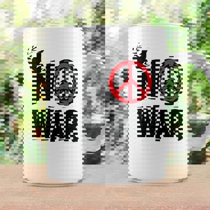 No War 反戦 平和の鳩 コーヒーマグ ギフトのアイデア