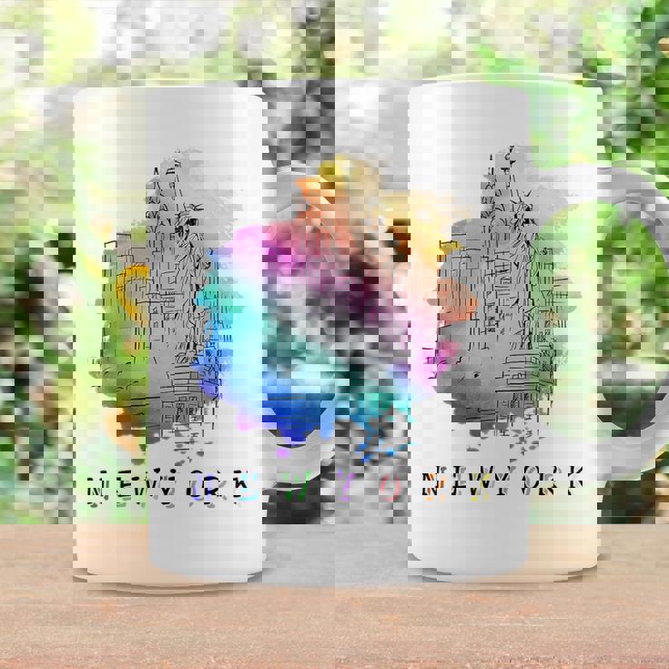 Nyc ニューヨークシティスカイライン 自由の女神 コーヒーマグ ギフトのアイデア