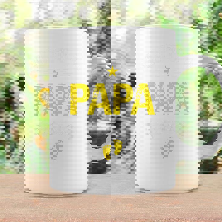 メンズ Promoted To Papa Est 2027Oon To Be Dad コーヒーマグ ギフトのアイデア