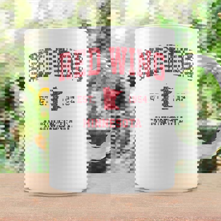 Red Wing ミネソタ Mn ビンテージ スポーツデザイン レッドプリント コーヒーマグ ギフトのアイデア