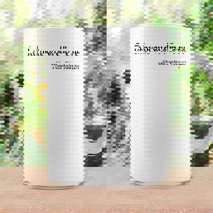 To Thine Ownelf Be True ウィリアム・シェイクスピア ハムレット コーヒーマグ ギフトのアイデア