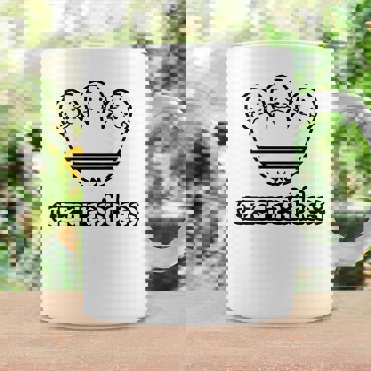 【バックプリント・背中側】アザラシデス Azarasides ゴマちゃん ブランド パロディ 面白 かわいい コーヒーマグ ギフトのアイデア