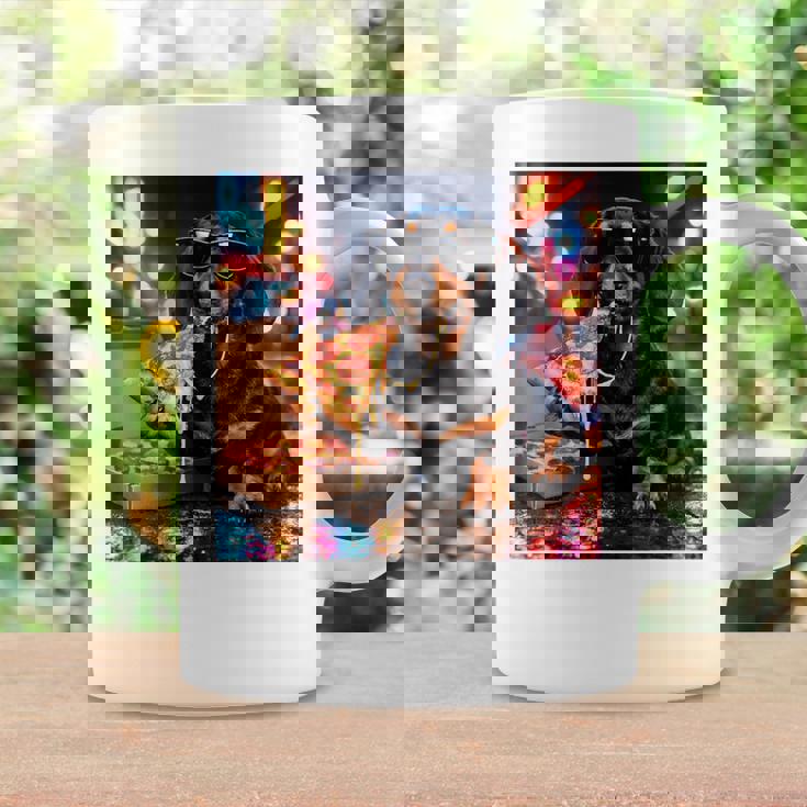 かわいい ダックスフンド 犬 ピザ 面白い 男の子 女の子 コスチューム 大人 ミーム コーヒーマグ ギフトのアイデア