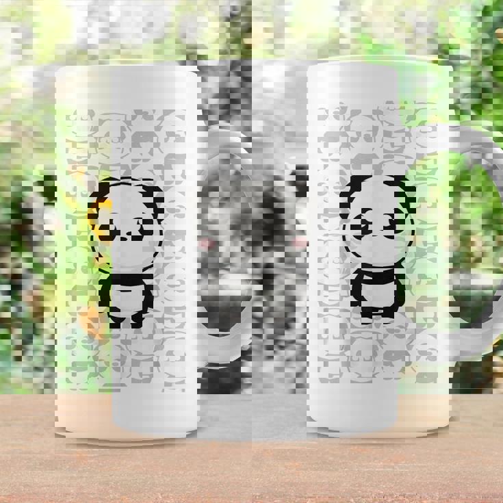 やさしく目立つパンダ ほっこり癒しのパンダイラスト コーヒーマグ ギフトのアイデア