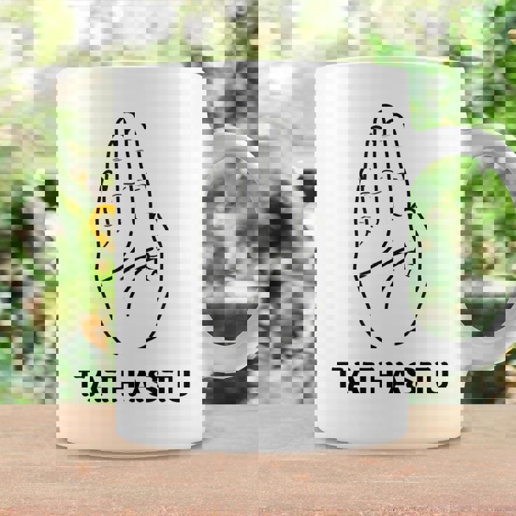 インドのサンスクリット語タタストゥデザイン コーヒーマグ ギフトのアイデア