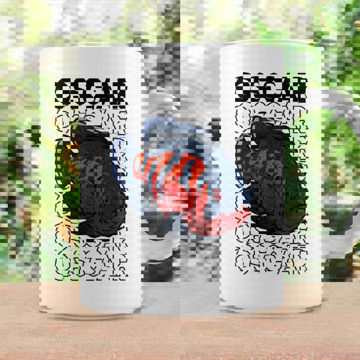 オスカーフィッシュ 80年代スタイル モンスターフィッシュキーパー 熱帯魚 コーヒーマグ ギフトのアイデア