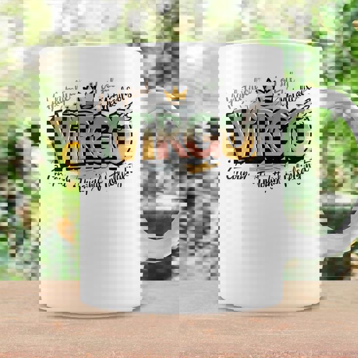 カラフルな乙女座の星座デザイン コーヒーマグ ギフトのアイデア