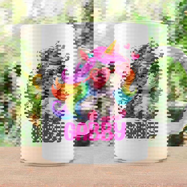 ギャビーユニコーン 名前入りデザイン コーヒーマグ ギフトのアイデア