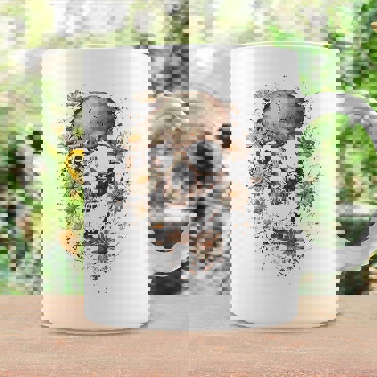 スカルバックプリント。 コーヒーマグ ギフトのアイデア