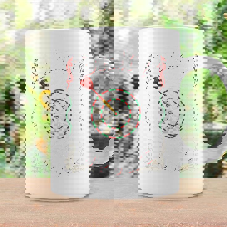 バックプリント ダーツ スポーツ ダーツボード アローダーツクラブ協会 コーヒーマグ ギフトのアイデア