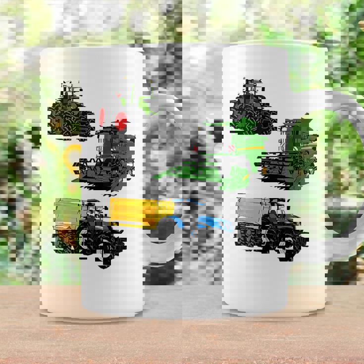 トラクター トラクター コンバインハーベスター 農家 農業 コーヒーマグ ギフトのアイデア