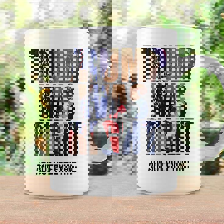 トランプはすべてについて正しかった-トランプ・キス・フラッグ コーヒーマグ ギフトのアイデア