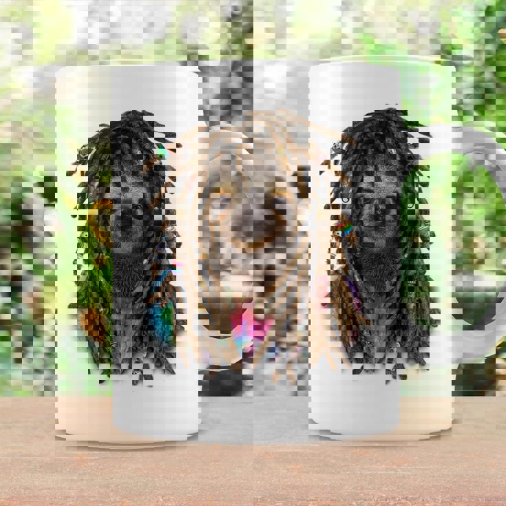 ドレッド ヒップホップ レゲエ 動物 ナマケモノ コーヒーマグ ギフトのアイデア
