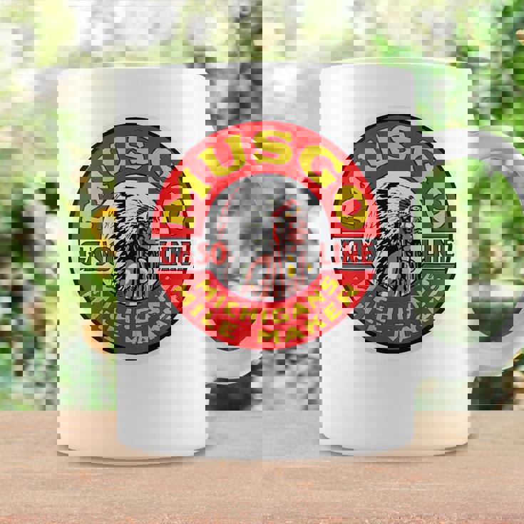 バックプリントのみ レトロ ヴィンテージ ガソリンスタンド ムスゴ ガソリンオイル コーヒーマグ ギフトのアイデア