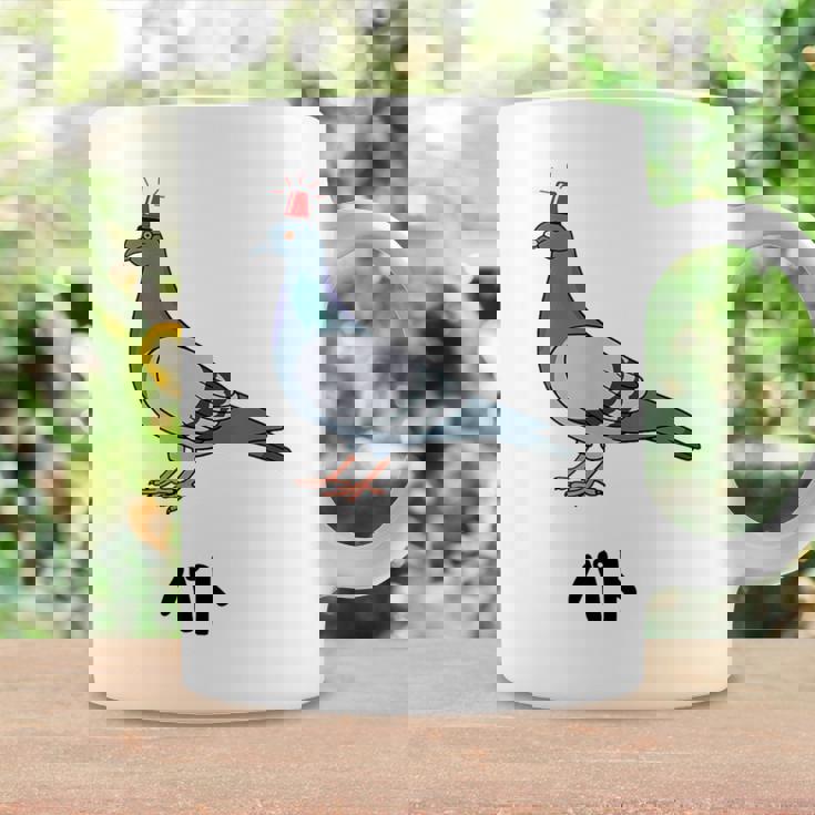 パト 鳩 ギャグ ジョーク 動物好き ダジャレ パトカー 警察 駄洒落 お笑い おもしろ ネタ コーヒーマグ ギフトのアイデア