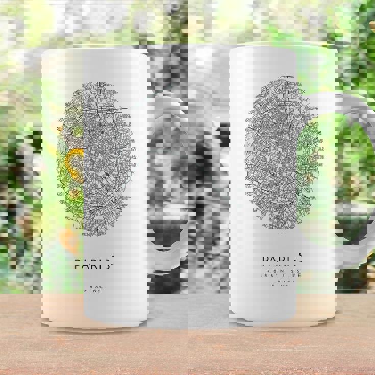 パリ フランス コーディネート 地図 故郷 コーヒーマグ ギフトのアイデア
