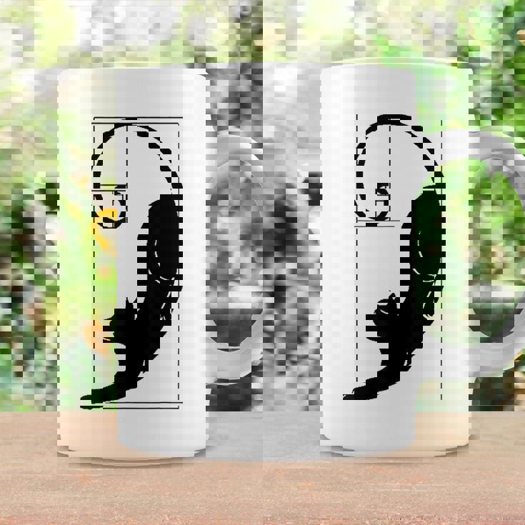 フィボナッチキャット 黄金比プリント コーヒーマグ ギフトのアイデア