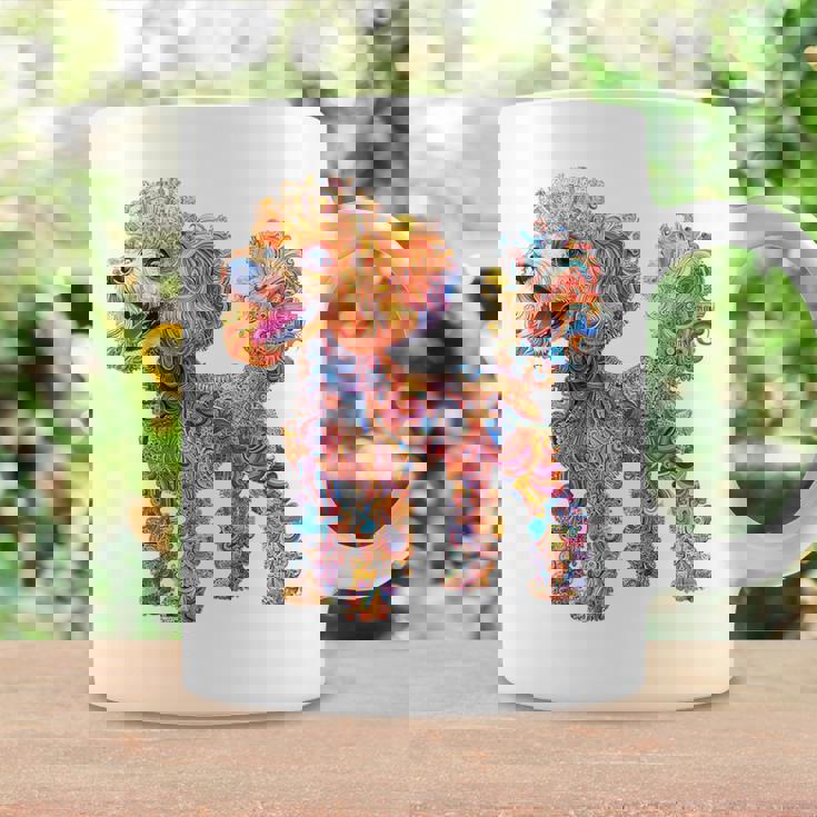 プードル 犬 モチーフ ペット イラスト プードル コーヒーマグ ギフトのアイデア