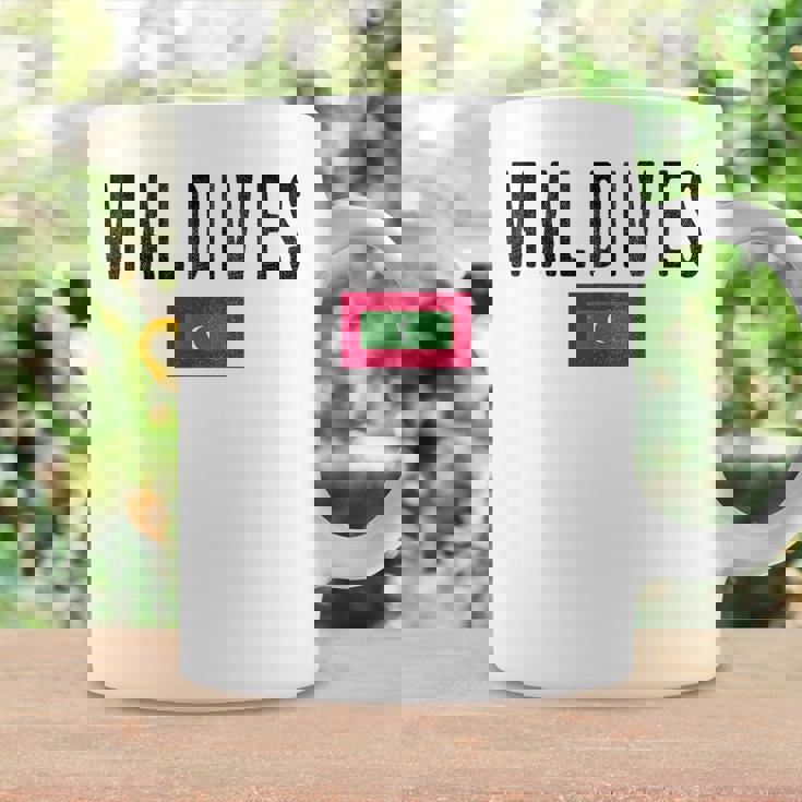 モルディブ国旗-お土産モルディブ。 コーヒーマグ ギフトのアイデア