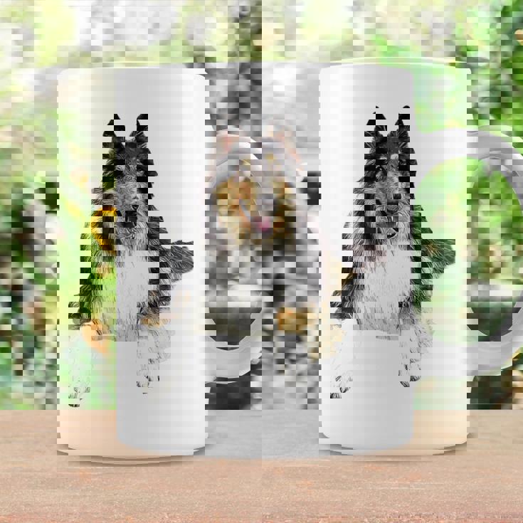 ラフ・コリー・トライ 長袖tシャツ コーヒーマグ ギフトのアイデア