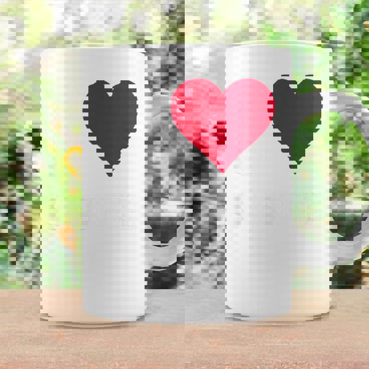 レッドハート I Loveasuke コーヒーマグ ギフトのアイデア