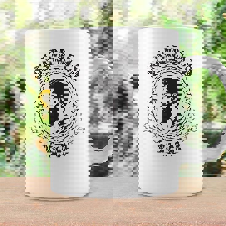 レトロバーバーショップシャツ バーバーtシャツ メンズ コーヒーマグ ギフトのアイデア