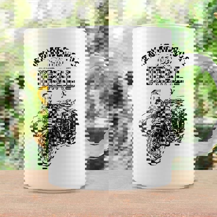 レトロモーターサイクルウラルtシャツ-ヴィンテージサイドカーモーターバイク コーヒーマグ ギフトのアイデア