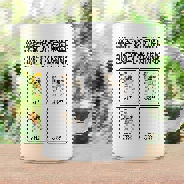 ワイヤーフォックステリアガイド 犬の服従を訓練する コーヒーマグ ギフトのアイデア