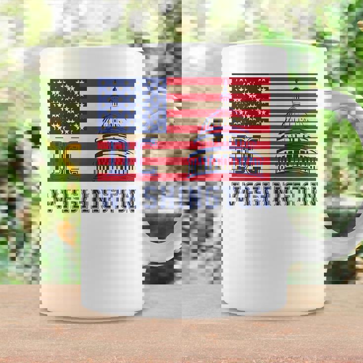 ワシントンdc アメリカ国旗tシャツ コーヒーマグ ギフトのアイデア