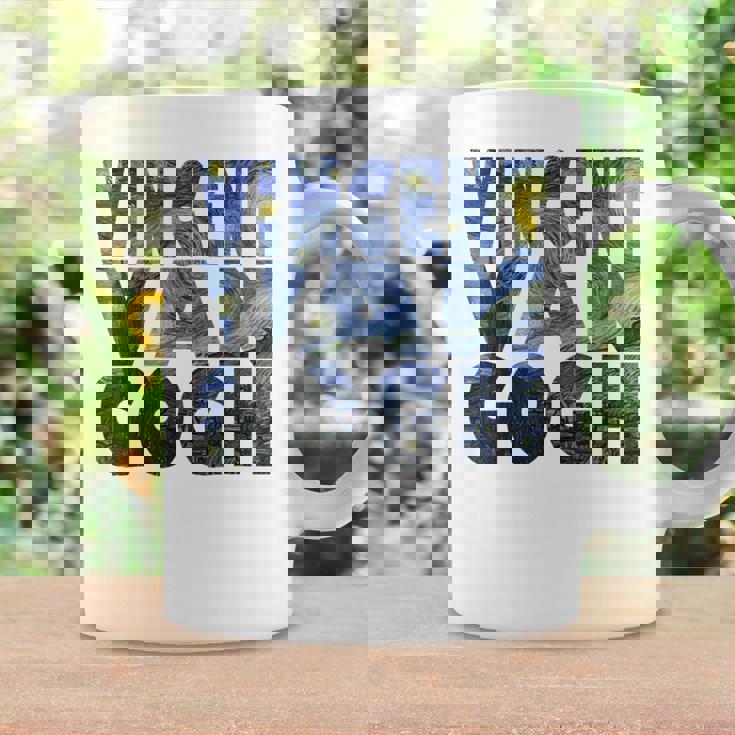 ヴィンセント・ヴァン・ゴッホ作「星月夜」 テキスト ミュージアムアート コーヒーマグ ギフトのアイデア