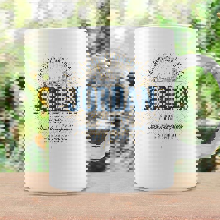 ヴィンテージ ヨルダン レトロ コーヒーマグ ギフトのアイデア