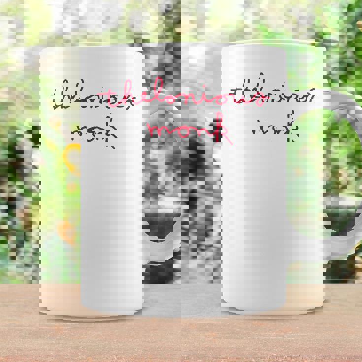 公式セロニアス・モンク・ジャズ・アイコングッズ カレッジ罫線入り コーヒーマグ ギフトのアイデア