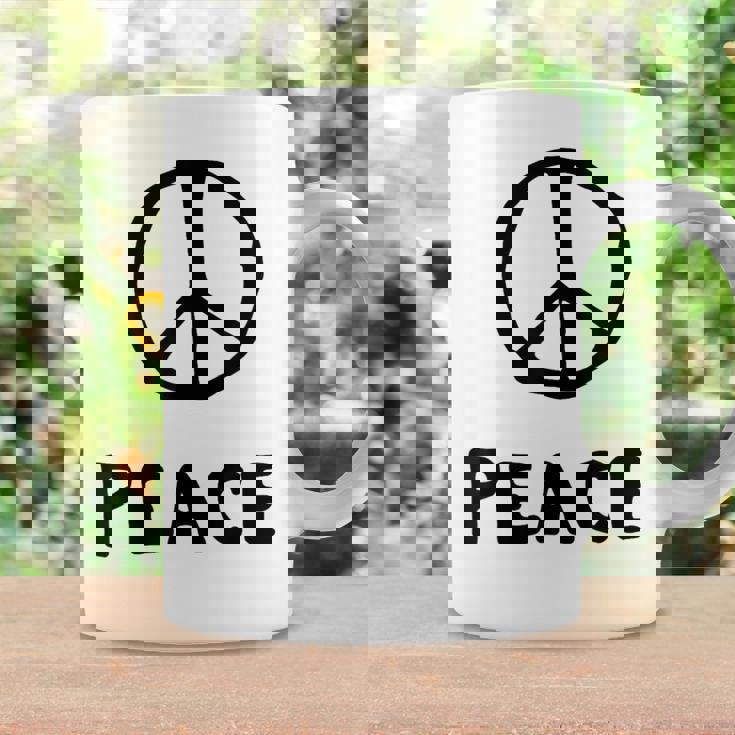 平和の印 平和のシンボル 世界平和 希望 調和 Peaceign World Peaceymbol Hope コーヒーマグ ギフトのアイデア