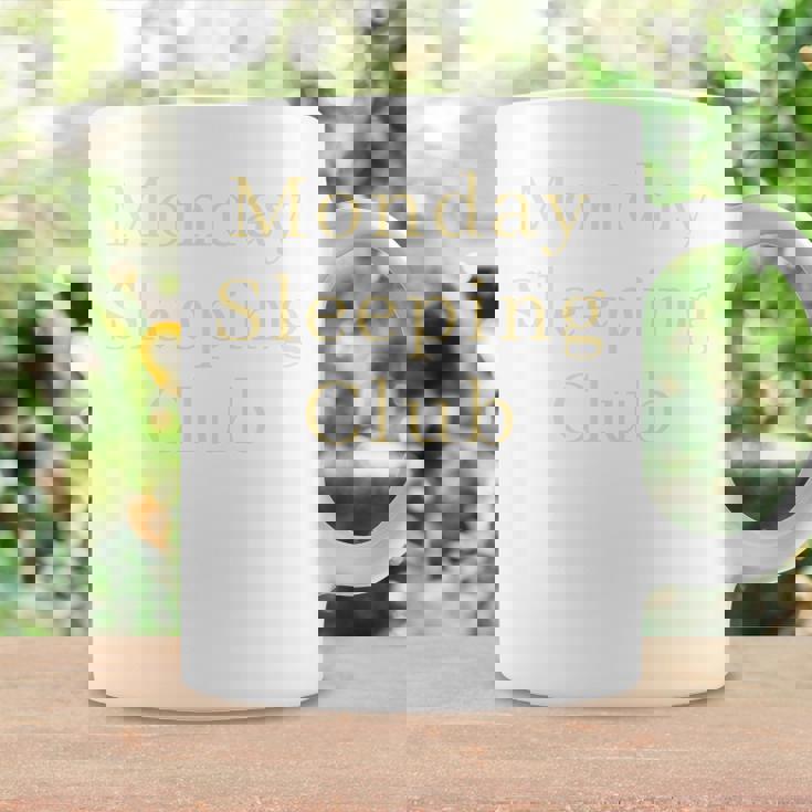 月曜日の睡眠クラブ 長袖tシャツ コーヒーマグ ギフトのアイデア