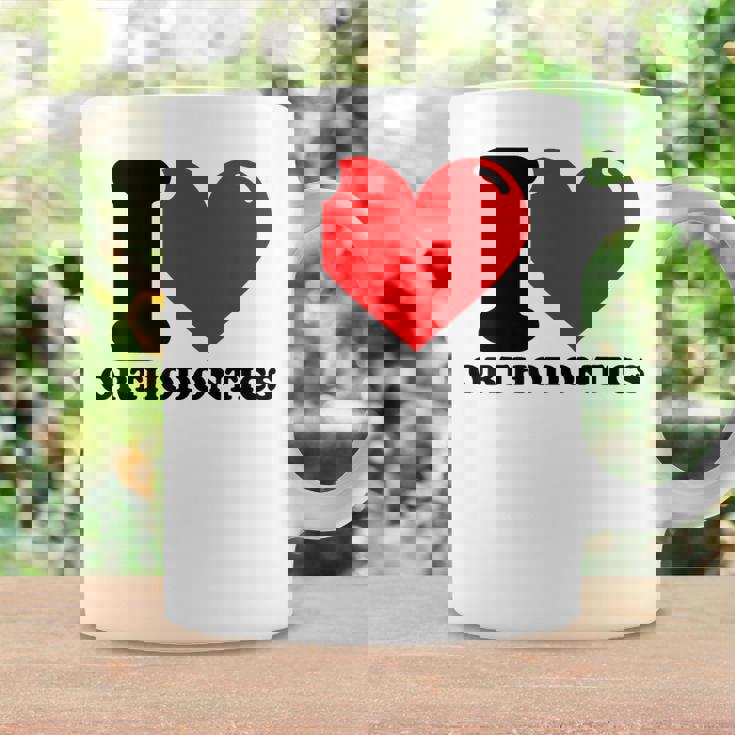 私は歯科矯正が大好きです コーヒーマグ ギフトのアイデア