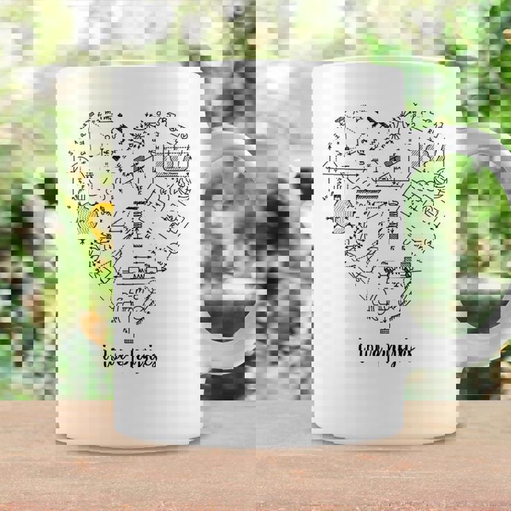 私は物理科学が大好きです数学グラフ数式方程式オタクオタク賢い学生教師 コーヒーマグ ギフトのアイデア