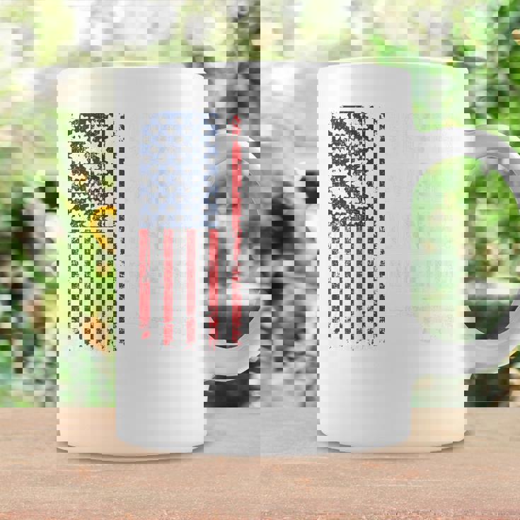 葉巻ウィスキーガン&フリーダム アメリカ国旗 7月4日 バック コーヒーマグ ギフトのアイデア