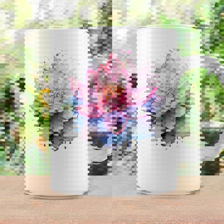 蓮の花 ユリパッド、自然、花、ビューティーアート コーヒーマグ ギフトのアイデア