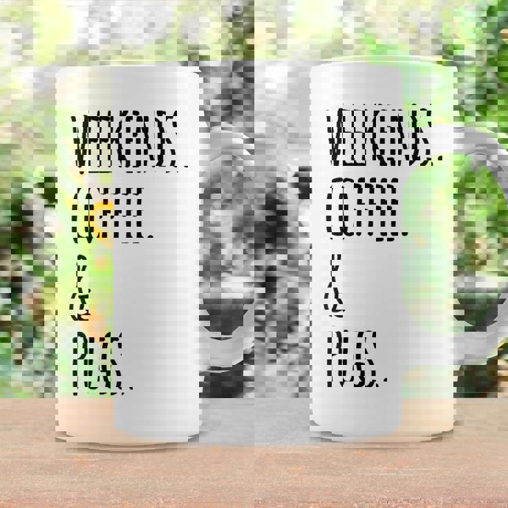 週末コーヒーパグ犬 コーヒーマグ ギフトのアイデア