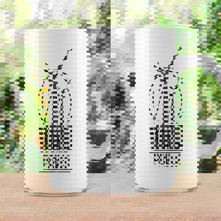 風力発電 風力エネルギー グリーン再生可能タービン 風車 コーヒーマグ ギフトのアイデア