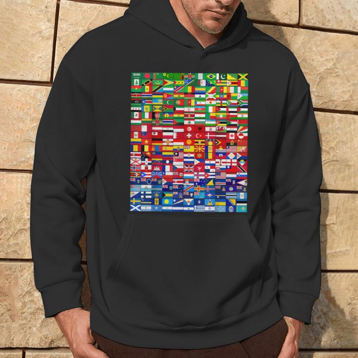 Banderas Del Mundo En Gradación De Color Banderas Nacionales Sudadera Estilo de vida