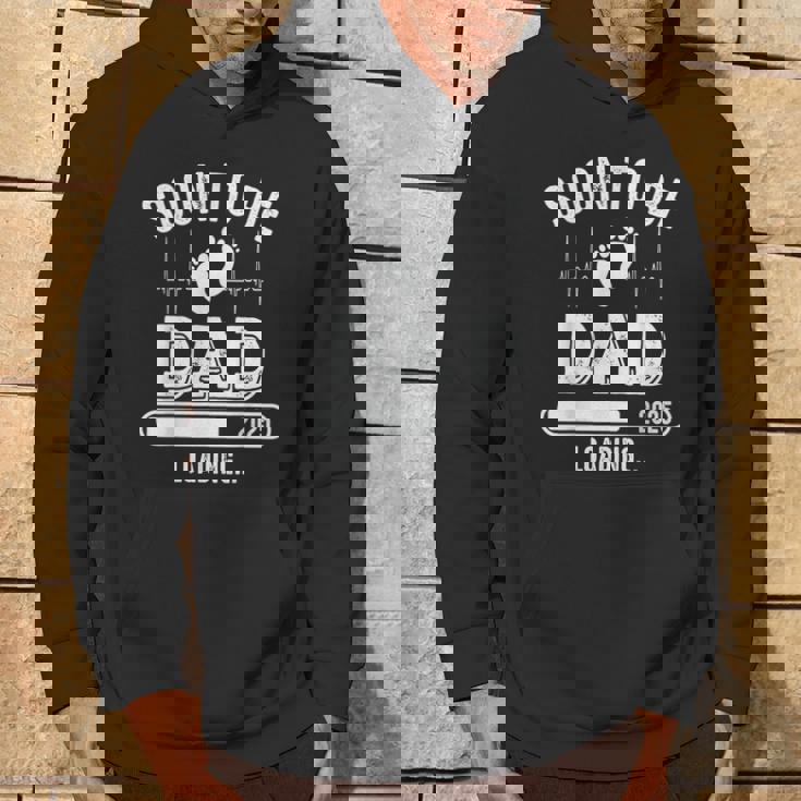 Soon To Be Dad 2025 Caricamento Dell'annuncio Di Gravidanza New Daddy Felpa con cappuccio Estilo de vida