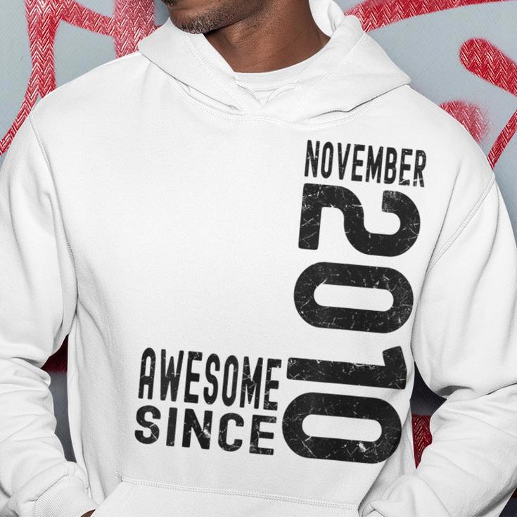 Impresionante Desde Noviembre 2010 Nacido En 2010 Noviembre Cumpleaños Sudadera Regalos divertidos